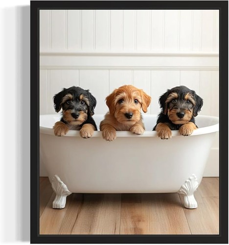 Otterhound bathtub wall art - otterhound,